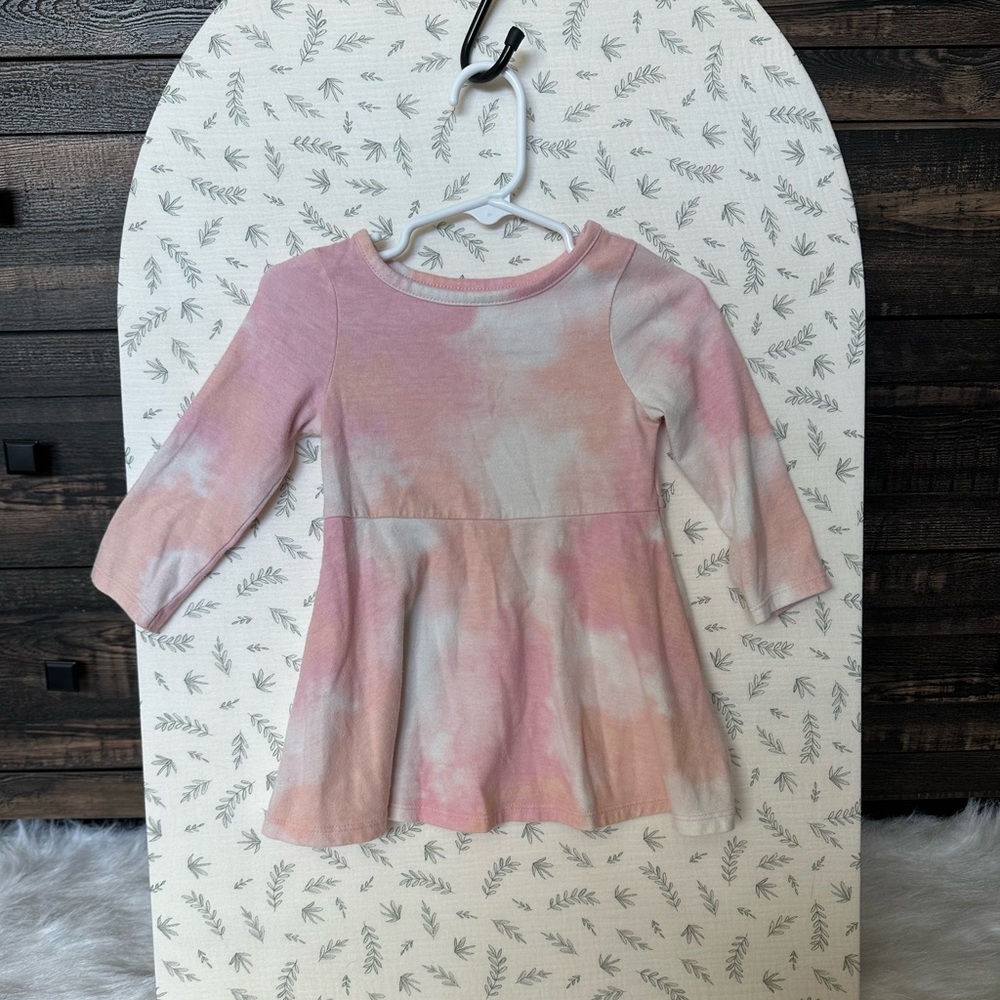 18M TieDye Long Sleeve Dress